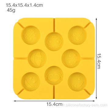 Moule à sucette au chocolat en silicone